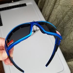 Blue Designer Motorcycle Riding Sunglasses Bin22